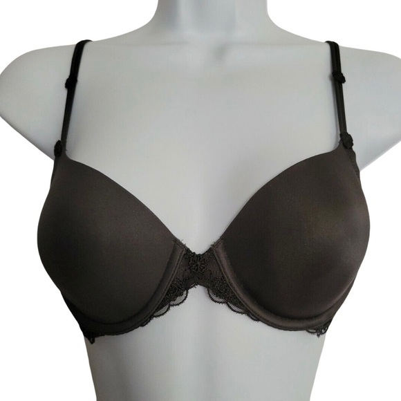 Victoria Secret Angels IPEX Full Coverage Underwire Black Bra Size 34B - Picture 10 of 10